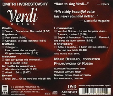 Dmitri Hvorostovsky: Hvorostovsky Sings Verdi Arias [CD]