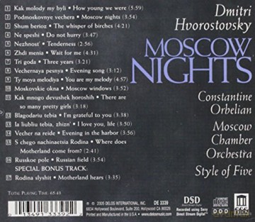 Hvorostovsky: Moscow Nights [CD]