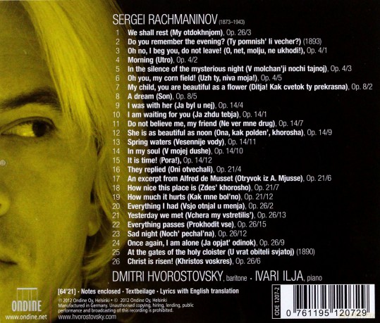 Dmitri Hvorostovsky: Romanzen [CD]