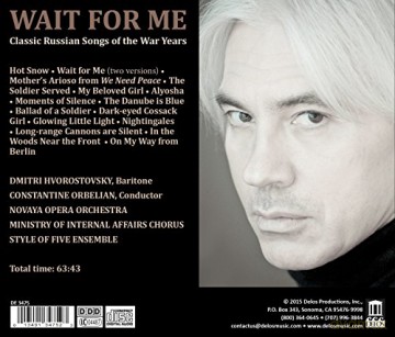 Dmitri Hvorostovsky: Dmitri Hvorostovsky - Wait For Me [CD]