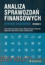 Analiza sprawozdań finansowych. Wybrane zagadnienia [KSIĄŻKA]