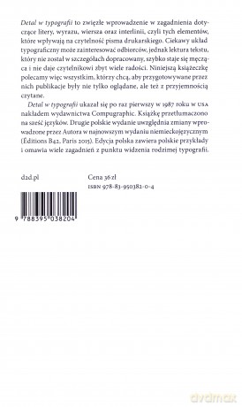 Detal w typografii - Jost Hochuli [KSIĄŻKA]