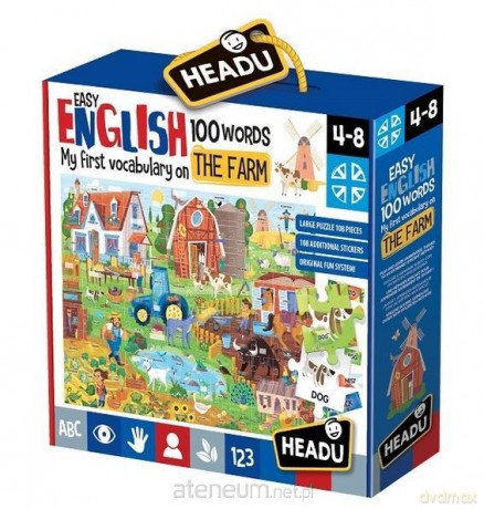 HEADU Angielski 100 słów - Farma [PUZZLE]