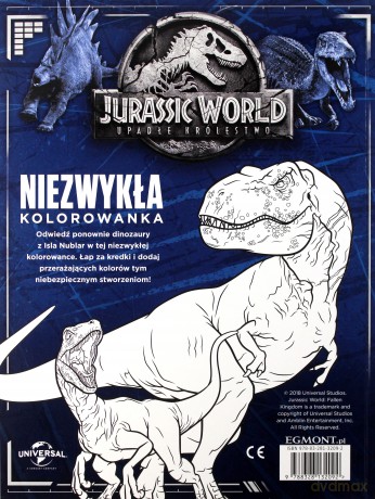 Jurassic World 2. Niezwykła kolorowanka - Jacqui Butler [KSIĄŻKA]