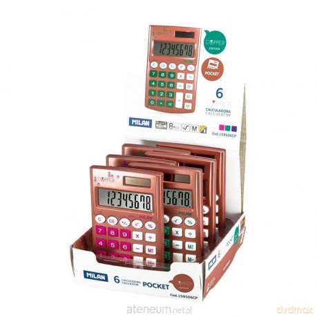 Kalkulator kieszonkowy Copper (6 szt)