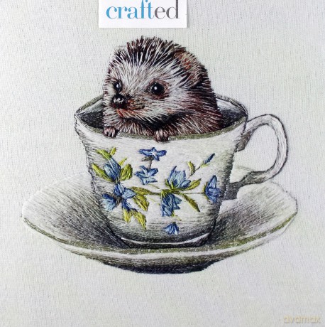 Karnet kwadrat z kopertą Baby Hedgehog