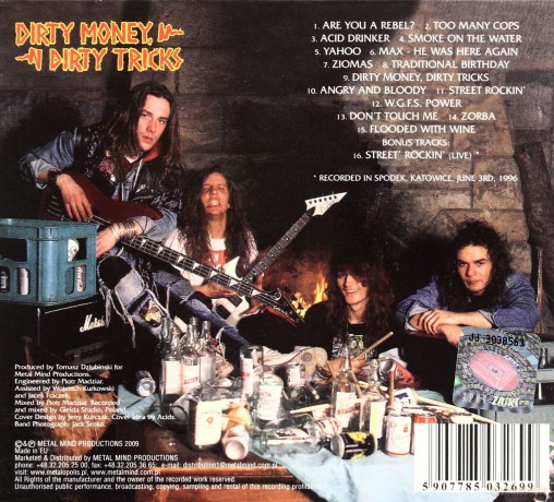 Acid Drinkers: Dirty Money, Dirty Tricks (Remastered + Bonus Tracks) (digipack) [CD]