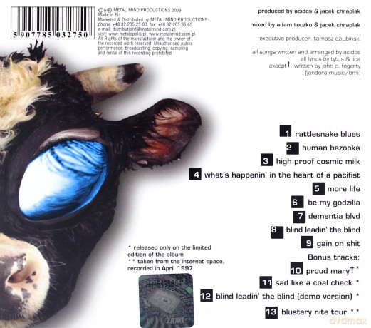 Acid Drinkers: High Proof Cosmic Milk (Remastered + Bonus Tracks) [CD]