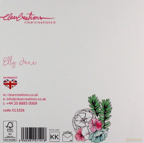 Karnet Swarovski kwadrat CL1226 Lisy