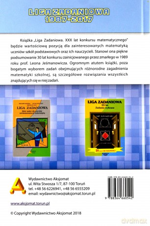 Liga Zadaniowa - 30 lat konkursu matematycznego [KSIĄŻKA]