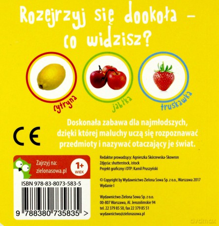 Maluch poznaje świat. Owoce [KSIĄŻKA]