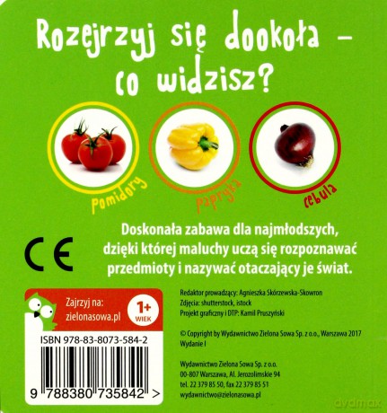 Maluch poznaje świat. Warzywa [KSIĄŻKA]