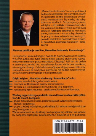 Menadżer doskonały. Komunikacja - Grzegorz Szczerba [KSIĄŻKA]