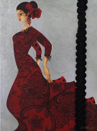Notatnik ozdobny 0022-04 FLAMENCO Solea