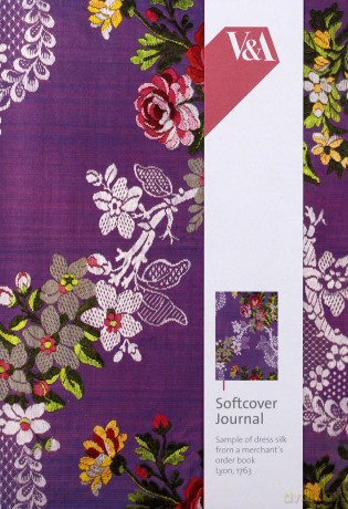 Notatnik ozdobny Purple Dress Fabric