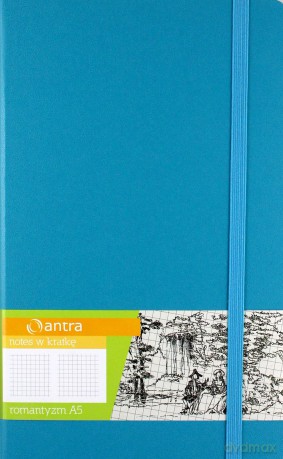Notes A5 Kratka Romantyzm Turkusowy