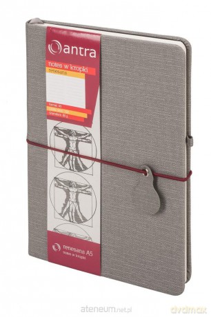 Notes A5 Kropki Renesans Szary