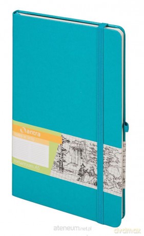 Notes A5 Linia Romantyzm Turkusowy