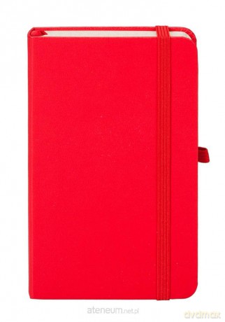 Notes A6 Linia Romantyzm Czerwony