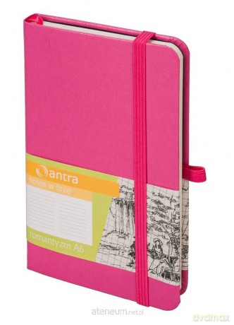 Notes A6 Linia Romantyzm Malinowy