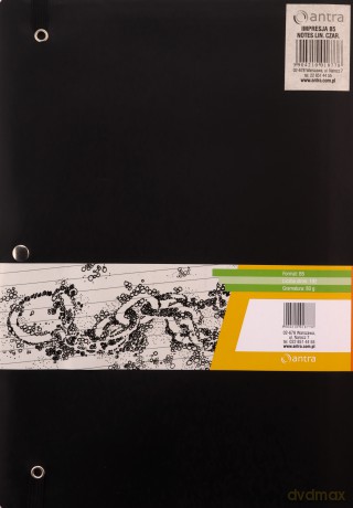 Notes B5 Linia Impresja Czarny