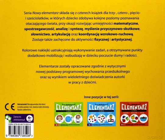 Nowy elementarz 4-latka - Elżbieta Pietruczuk-Bogucka [KSIĄŻKA]