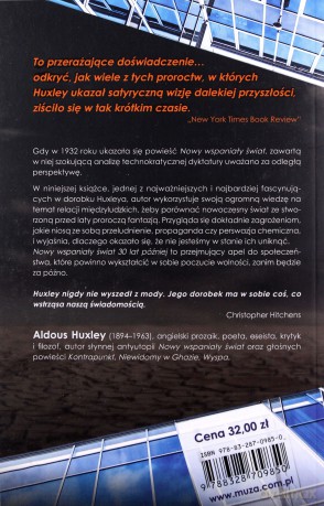 Nowy wspaniały świat 30 lat później - Aldous Huxley [KSIĄŻKA]