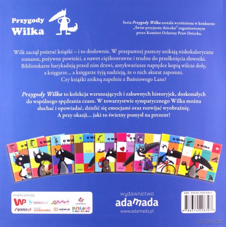 O Wilku, który nie lubił czytać - Orianne Lallemand [KSIĄŻKA]