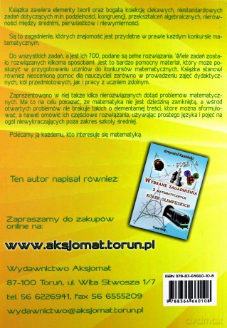Od ciekawostek do konkursu matematycznego - Krzysztof Kamiński [KSIĄŻKA]