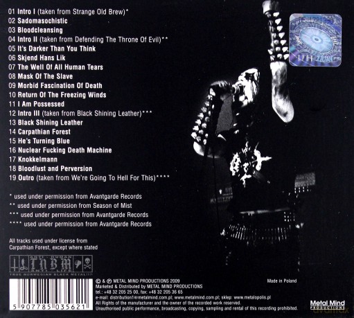 Carpathian Forest: We're Going To Hollywood For This Live Perversions (Remastered Edition) (digipack) [CD]