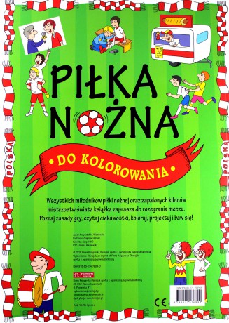 Piłka nożna do kolorowania [KSIĄŻKA]