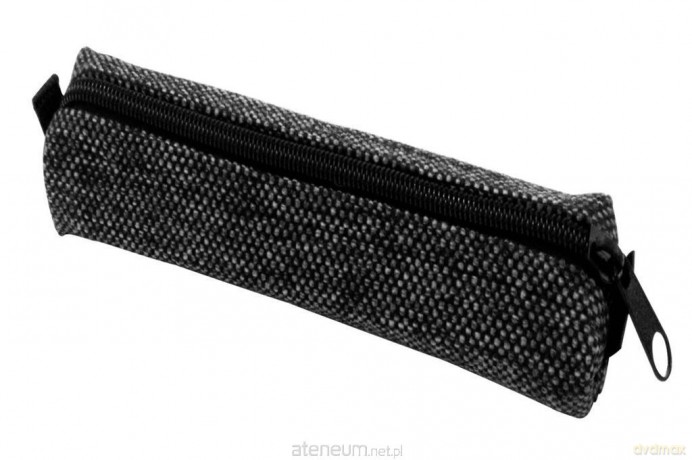 Piórnik PA484 pojedynczy płótno ciemne