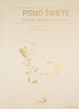 Pismo Święte Stary Testament i Nowy Testament (standard białe, złocone) [KSIĄŻKA]