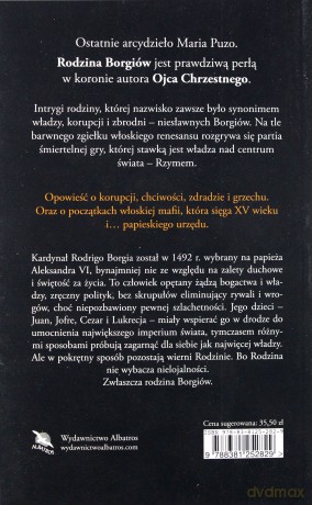 Rodzina Borgiów 2018 - Mario Puzo [KSIĄŻKA]