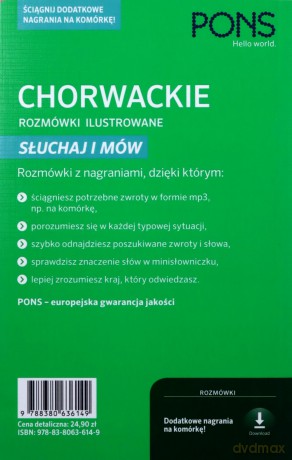 Rozmówki ilustrowane. Słuchaj i mów - chorwacki [KSIĄŻKA]