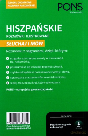 Rozmówki ilustrowane. Słuchaj i mów - hiszpański [KSIĄŻKA]