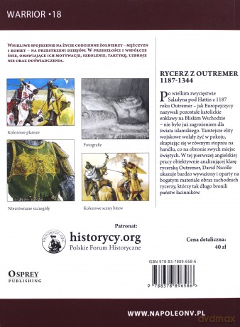 Rycerz z Outremer 1187-1344 - David Nicolle [KSIĄŻKA]