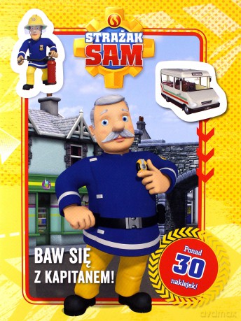 Strażak Sam. Baw się z Kapitanem! Kolorowanka [KSIĄŻKA]