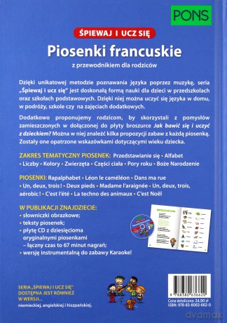 Śpiewaj i ucz się. Piosenki francuskie [KSIĄŻKA]