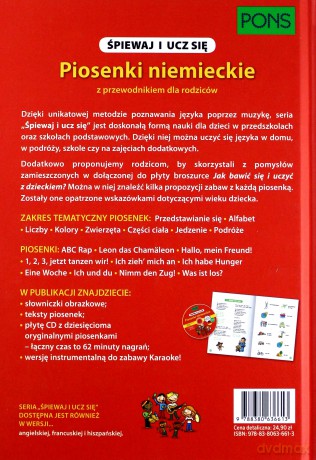 Śpiewaj i ucz się. Piosenki niemieckie [KSIĄŻKA]