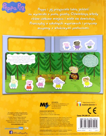 Świnka Peppa. Przyczep magnes. Wesoła wyczieczka [KSIĄŻKA]