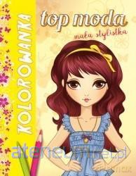 Top moda. Mała stylistka. Kolorowanka żółta [KSIĄŻKA]