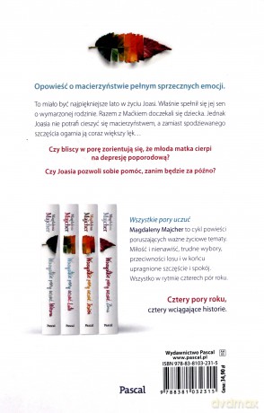 Wszystkie pory uczuć. Lato - Magdalena Majcher [KSIĄŻKA]
