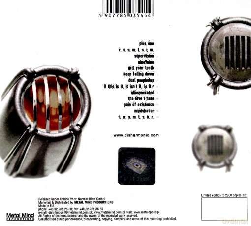 Disharmonic Orchestra: Ahead (Remastered) (digipack) [CD]