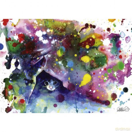 HEYE 1000 el. Magiczne kolory Kotek [PUZZLE]