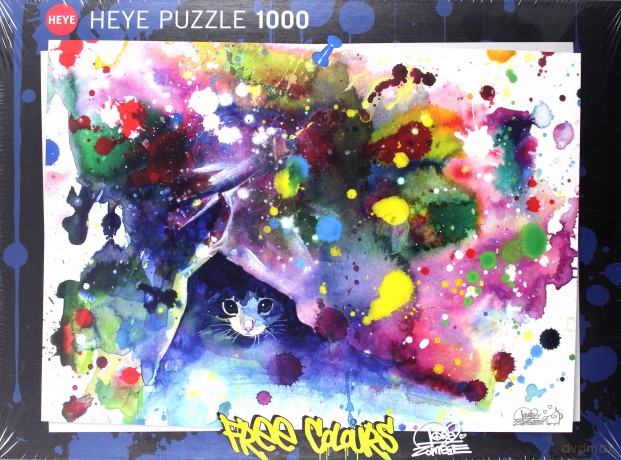 HEYE 1000 el. Magiczne kolory Kotek [PUZZLE]