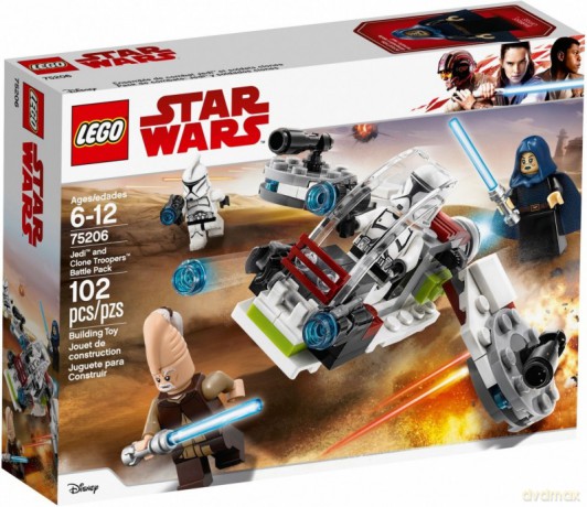 LEGO Star Wars Jedi i żołnierze armii klonów (Gwiezdne Wojny) (75206) [KLOCKI]