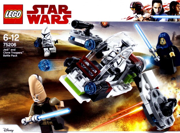 LEGO Star Wars Jedi i żołnierze armii klonów (Gwiezdne Wojny) (75206) [KLOCKI]