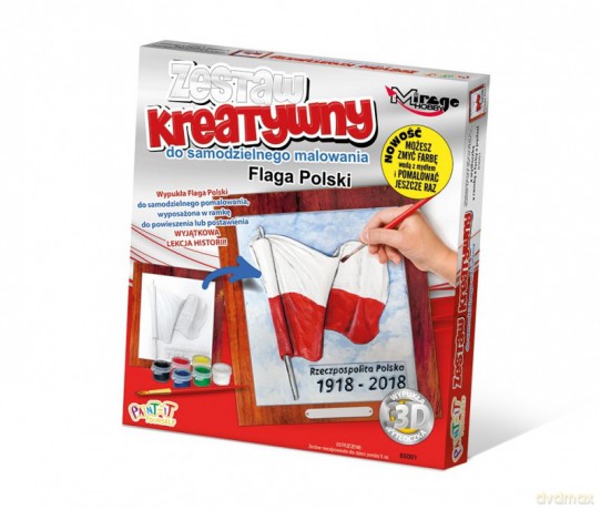 Zestaw kreatywny FLAGA POLSKI