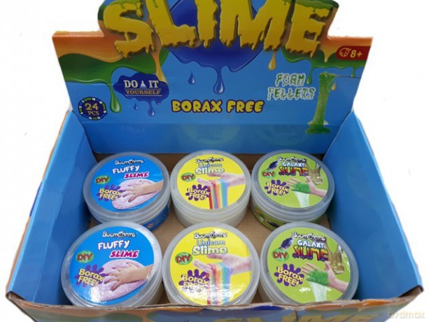 Zestaw Slime 3 kolory 12 sztuk display